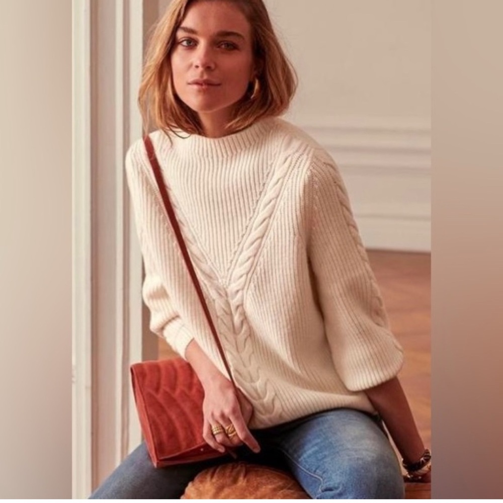 Sezane Zack wool sweater size small
